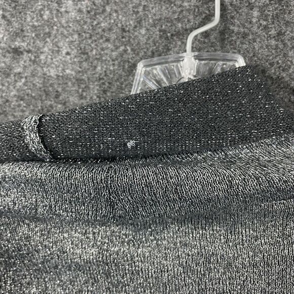 Peruvian Connection Women’s Small Silver Sparkling Metallic Turtleneck - Picture 8 of 8